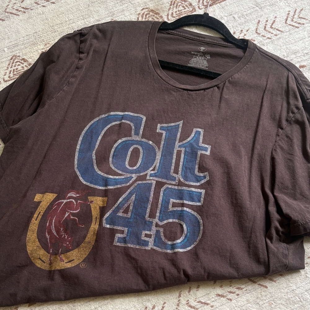 Colt 45 Graphic Tee - Brown